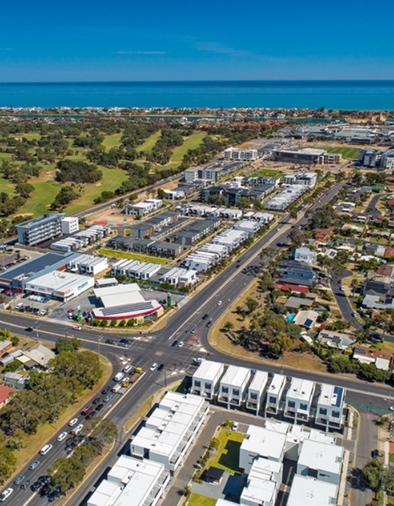 Greater Adelaide Regional Plan - Aerial view of houses in West Lakes